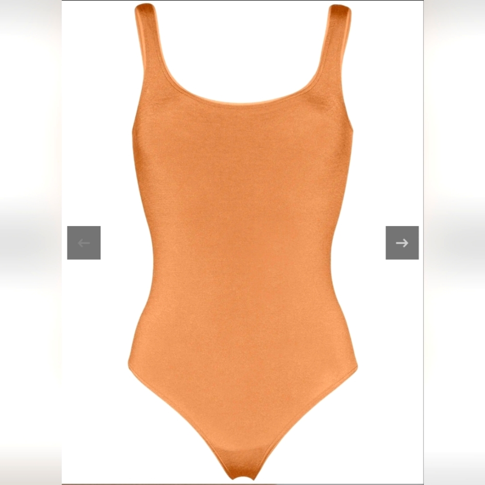 NWT Simple Shaping Tank Bodysuit - Clay